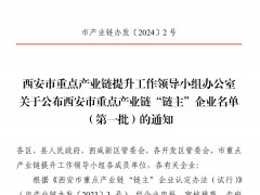恭喜！中星測控被評(píng)定為西安市物聯(lián)網(wǎng)產(chǎn)業(yè)鏈“鏈主”企業(yè)